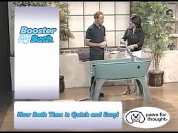 Good idea to have some on hand because.what type of dog water bowl do you use? Elevated Plastic Dog Bath Tub The Booster Bath Youtube