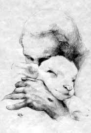 The Lamb And The Lamb Jesus Drawings Jesus Art Jesus Sketch