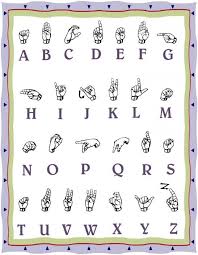 Free Printable American Sign Language Alphabet Sign Language Alphabet Simple Sign Language Sign Language Chart