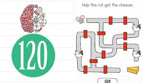 Jika ya, pasti sudah tidak asing lagi dong dengan game yang satu ini, yap! Brain Test Level 120 Help The Rat Get The Cheese Answer Daze Puzzle