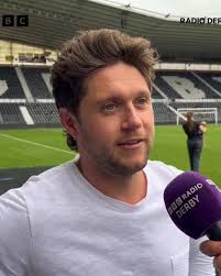 Niall Horan Enjoys Derby County's Championship Game