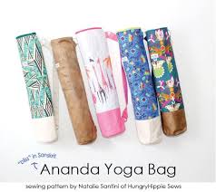 Yoga mat bag | diy. Sewhungryhippie Ananda Yoga Bag Sewing Pattern Tutorial And Pdf