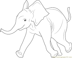 They just love to draw these creatures or spend hours filling in the elephant coloring pages with vibrant shades. Baby Elephant Coloring Page For Kids Free Elephant Printable Coloring Pages Online For Kids Coloringpages101 Com Coloring Pages For Kids