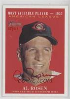 Al Rosen Autographed Serial Numbered All Baseball Cards