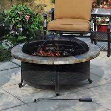 Shop early and get ahead of holiday bustle. Heirloom Slate Fire Pit With Cover I Would Like To Have This Fire Pit Patio Fire Pit Backyard Fire Pit