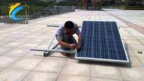 Flat Roof Ballasted Solar Mounting Systems: Portrait Non penetrating Roof  Mount