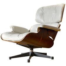 White Leather Lounge Chair Charles Eames Leather Lounge Chair Eames Lounge Chair European Lounge Chair