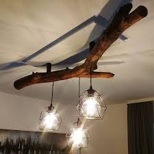 Du Findest Keine Passende Lampe Dann Mach Dir Selbst Eine Lampenfassungen Und Lampenschirme Von Ikea Nen Dicken Ast Aus Nachb Lamp Diy Lamp Shade Lamp Decor