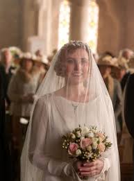 Lady Edith In Her Wedding Dress Downton Abbey Downton Abbey Season 3 Downton