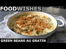 This creamy and healthy broccoli casserole with ham is made with creamy cauliflower sauce. Classic Green Beans Au Gratin Food Wishes Youtube Made This With Broccoli So Easy And Delicious Food Wishes Thanksgiving Side Dishes Healthy Food
