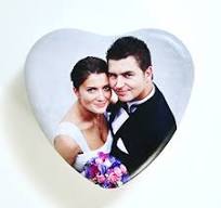 Custom Large Heart Shaped Tin Box