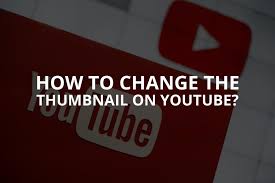 Try canva's free, easy design editor with hundreds of templates. How To Change The Thumbnail On Youtube Instafollowers