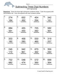 It contains five versions of 3 digit subtraction without regrouping worksheets for grade 2 or class 2 or year 2 students. Triple Digit Subtraction Worksheets 99worksheets