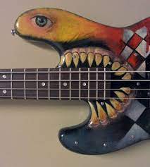 Do this by removing all of the parts you don't want painted. My Custom Painted Guitars Bored Panda