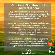 Tienes Problemas De Dinero Reza Durante Tres Dias Esta Oracion A San Pancracio Para El Dinero Y Conseguiras Que E Oraciones Oraciones Poderosas San Pancracio