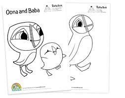 Puffin Rock Coloring Pages Puffin Coloring Pages For Kids