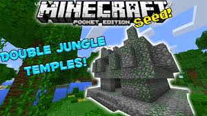 Then you're in luck, because this seed will spawn you fairly close to one of the new jungle temples found in minecraft 1.3. 0 15 0 Double Jungle Temple Spawn Seed Best Jungle Temple Seed Minecraft Pocket Edition Youtube