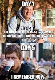 Pin By Funnykey On Memes College Memes Freshmen Vs Seniors Freshman College