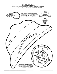 Free shipping on orders over $25 shipped by amazon. Safari Hat Coloring Page Coloring Home