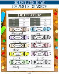 Spelling skills are important and learning to spell is going to help your child in each grade level. 30 Spelling Activities For Any List Of Words Education To The Core