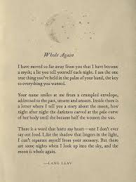 Inside There Is A Letter Where I Tell You A Story About The Moon How Night After Night The Darkness Carved At The P Lang Leav Quotes Lang Leav Lang Leav