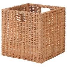 Kallax Shelf Unit White 44 1 8x57 7 8 Ikea Eket Ikea Basket Wicker Baskets Storage