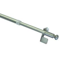 Gardinia Klemmstange Press Go Kugel Edelstahloptik 30 50 Cm Kaufen Bei Obi Kugel Stange Vorhang Verdunkelung