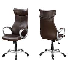 Unbranded Brown Office Chair Hd7289 The Home Depot In 2020 Office Chair Black Office Chair Executive Office Chairs