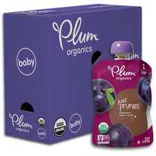 Plum Organics Just Prunes Organic Stage 1 Baby Food Pouch 3 5 Oz King Soopers