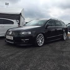 Black Passat B6 Rotiform Vw Wagon Vw Passat Volkswagen