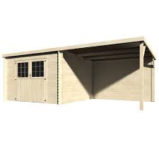 Il pourra vous faire gagner des mètres carrés si vous souhaitez transformer votre garage en pièce habitable. Abri De Jardin Bois Toit Plat Auvent Eden 18 31 M Ep 28 Mm Dimension Du Colis L 330 X L 114 X H 53 Cm Gamm Vert