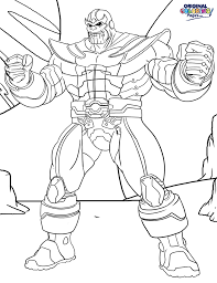 This is popular categories such as disney, alphabet, airplanes, animal, bike, birthday. Thanos Coloring Pages Coloring Home