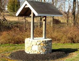 Stonework Vecchio Masonry Storybook Cottage Garden Flower Beds Wishing Well
