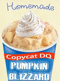 Pumpkin Pie Blizzard Pumpkin Pie Shake Pumpkin Pie Ice Cream Pumpkin Pie Blizzard Recipe