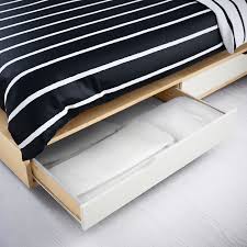Attach the included surface mount turbo charger and keep all your electronics charged and ready to go. Mandal Bed Frame With Storage Birch White 140x202 Cm Ikea