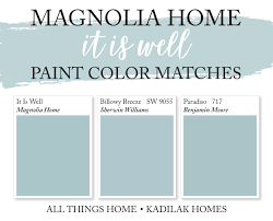 Maybe you would like to learn more about one of these? Magnolia Home It Is Well Color Matches Blue Paint Colors In 2021 Blue Paint Colors Farmhouse Blue Paint Coastal Paint Colors