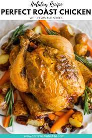 Roast Chicken With Herbs And Spices Recipe Yummy Chicken Recipes Best Chicken Recipes Indian Chicken Recipes Easy