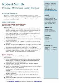 Mechanical Design Engineer Resume Samples Qwikresume