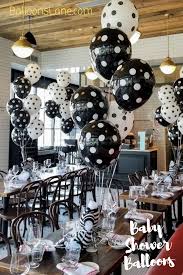 Black And White Balloons Design Birthday Anniversary Christening Balloons Christening Balloons Baby Shower Balloons Black White Balloons