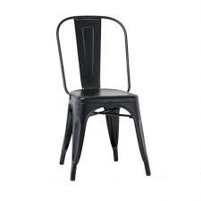Bellevue Black Metal Chair Black Metal Chairs Metal Chairs Pink Dining Chairs