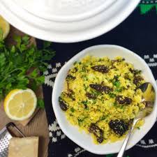 Sep 28, 2019 · add the chicken broth, raw chicken breasts, lemon zest, and crushed red pepper to the pot. Themdchef Saffron Mushroom Cauliflower Couscous