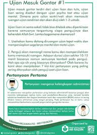 Pengalaman ikut tes masuk pesantren dyasepta. Bimbel Gontor 7 Pertanyaan Yang Paling Sering Ditanyakan Facebook