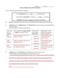 To download free forces virtual lab: Phet Forces And Motion Basics Answer Key