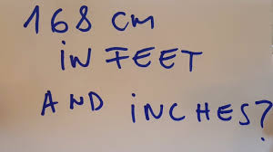 According to the modern definition, one inch is equal to 25.4 mm exactly. 168 Cm In Feet And Inches Youtube