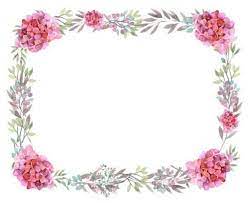 A selection of flower borders that can be printed as is or you can add text to them before you download. Free Printable Flower Border
