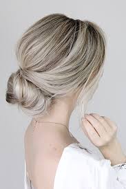 A high bun is quite in trend. Simple Bun Hair Tutorial Alex Gaboury