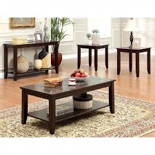 Sturdily constructed using mdf with birch veneers for a smooth surface and dimensional stability. Townsend Iii 3 Piece Occasional Table Set In Dark Cherry By Furniture Of America Foa Cm4669 3pk