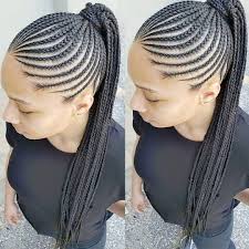 Depending on your choice, you can decide to pack this hair as a bun or leave it free flowing as ponytail. Latest Ghana Weaving Shuku 2018 For Stylish Ladies