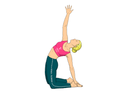 Ustrasana (camel pose) tones and gives flexibility and strength to the sacral nerves and all the spinal those with high blood pressure and severe fatigue should avoid this pose. Pin On Yoga Sequences
