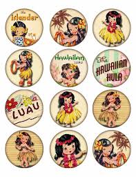 Hey I Found This Really Awesome Etsy Listing At Https Www Etsy Com Listing 247105484 Edible Vintage Hawaiian Hula Gi Vintage Hawaiian Hawaiian Art Hula Girl